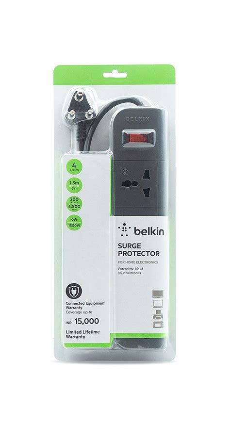 belkin junction box|Belkin 4 socket surge protection.